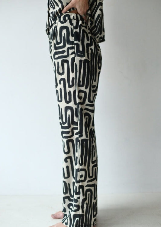 PANTALON ESTAMPADO ONDAS