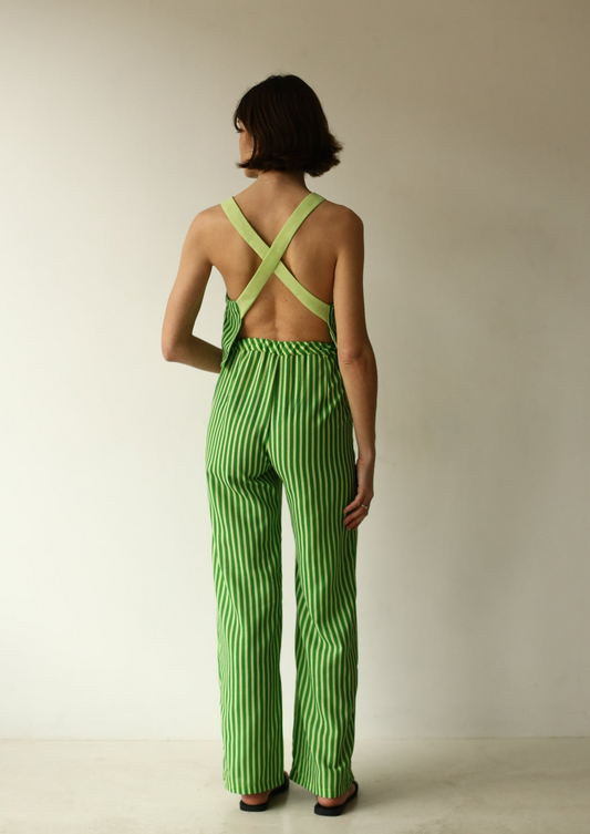 PANTALON RAYAS VERDE