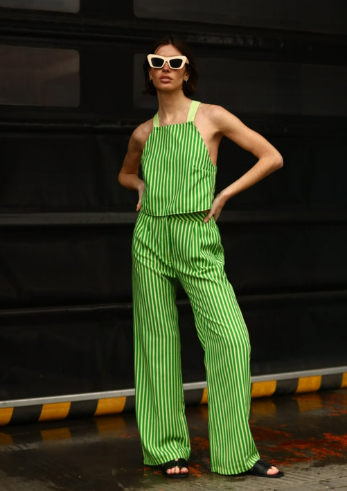 PANTALON RAYAS VERDE